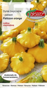 Dynia zwyczajna - Patison Patisson Orange 1g