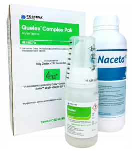 QUELEX COMPLEX PAK na 4ha QUELEX 0.1KG + NACETO SC 1L