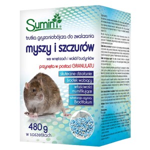 Trutka na myszy szczury granulowana 480g