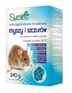 Trutka na myszy szczury miękka 240g
