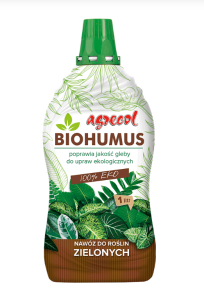 BIOHUMUS NAWÓZ DO ROŚLIN ZIELONYCH 1 L AGRECOL