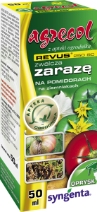 REVUS 250 SC A 50 ML AGRECOL zwalcza zarazę na pomidorach ziemniakach