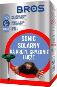 Bros Sonic Solarny - przeciwko kretom odstrasza