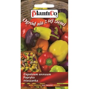 Papryka odmiany kolorowe mieszanka papryk 0,4g PlantiCo
