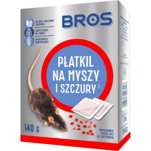 BROS PŁATKI NA MYSZY I SZCZURY TRUTKA 140G