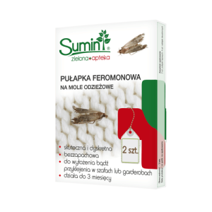 PUŁAPKA FEROMONOWA NA MOLE ODZIEŻOWE 2SZT. - SUMIN