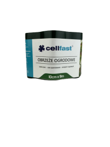 CELLFAST OBRZEŻE OGRODOWE TRAWNIKOWE 10CM x 9M CIEMNOZIELONE